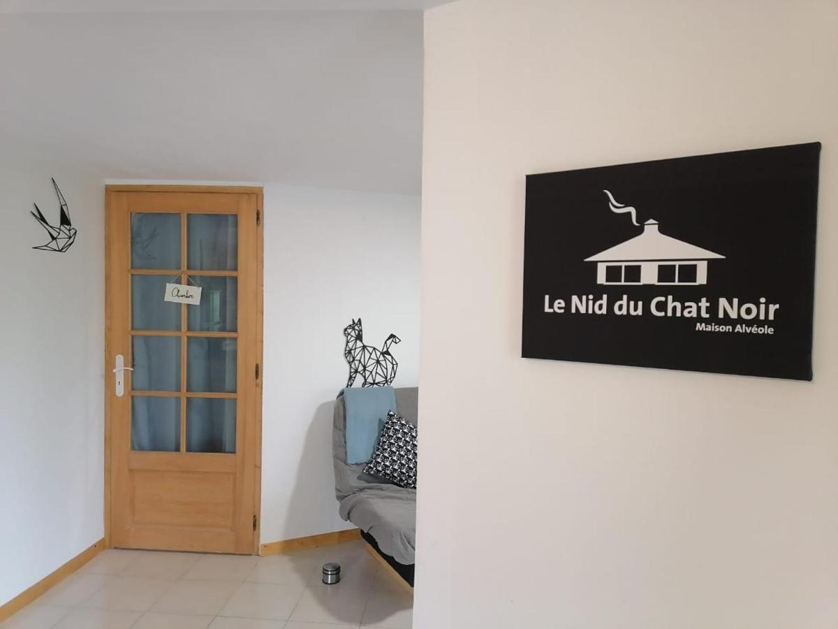 Le Nid Du Chat Noir - Maison Alveole Bed And Books Sciez Exterior foto